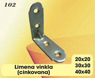 Limena vinkla (cinkovana)