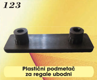 Plastični podmetač za regale ubodni