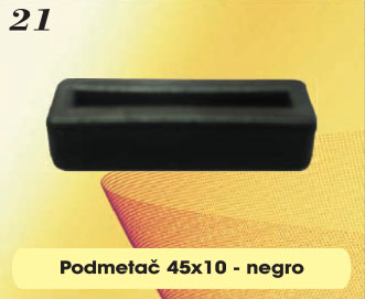 Podmetač 45x10 - negro