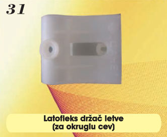 Latofleks držač letve (za okruglu cev)