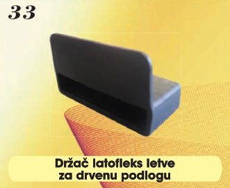 Držač latofleks letve za drvenu podlogu