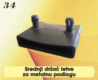 Srednji držač letve za metalnu podlogu