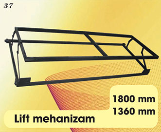 Lift mehanizam 1800mm / 1360mm