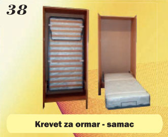 Krevet za ormar - samac