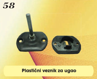 Plastični veznik za ugao