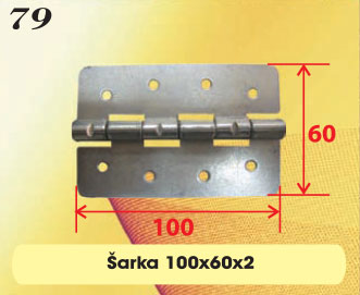 Šarka 100x60x2