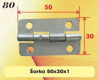 Šarka 50x30x1